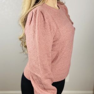 Blush pullover sweater